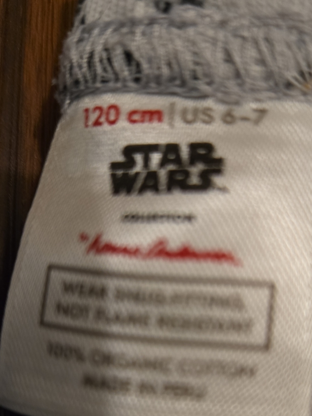 Hanna Andersson Star Wars Kids Light Gray Darth Vader & Stormtrooper Pajama Set - Picture 3 of 3
